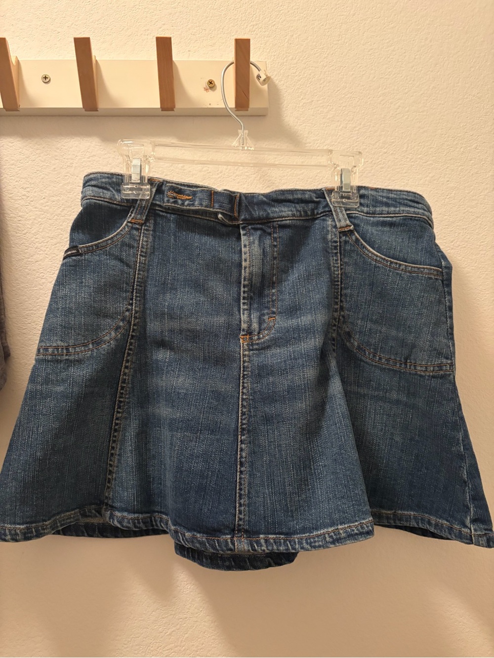 Dolce & Gabbana Blue Denim Flared Mini Skirt size 26/40